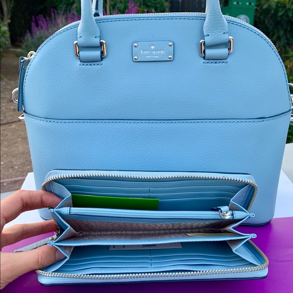 Kate Spade Carli Grove Street Satchel / Wallet Set - Picture 6 of 8